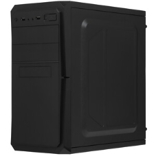 Компьютерный корпус Minitower ExeGate BA-202-UNS350 (mATX, БП UNS350 с вент. 12см, 2хUSB, аудио, черный)