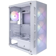 Компьютерный корпус 1STPLAYER FIREBASE XP White/ATX/4x120мм LED fans/XP-WH-4F1-W