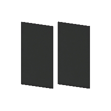 GL3608 BK черный заглушка для встраиваемого магнитного шинопровода Magnetic 48V (2шт)