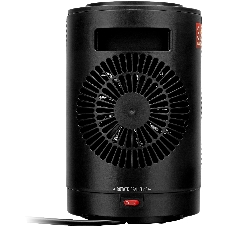 Тепловентилятор керамический Denzel DTFC-1200S, черный, 600/1200 Вт, 12 м2, 3 режима, термостат