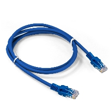 Патч-корд медный ExeGate UTP-RJ45-RJ45-5e-CU-1,5M-BL, UTP, cat.5e, 1.5м, синий