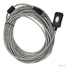 Кабель AM/AF USB2.0 10м AOpen удлинитель активный(с усилителем) USB2.0-repeater, ACU823-10M