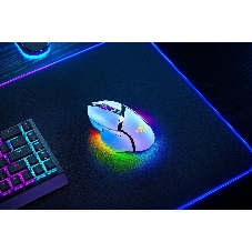 Мышь беспроводная/проводная Razer Basilisk V3 Pro 35K белый, 35000 dpi, радиоканал, Bluetooth, USB, кнопки - 11