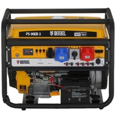 Электрогенератор бензиновый Denzel PS 90 ED-3, 9 кВт, 85 дБ, 90 кг