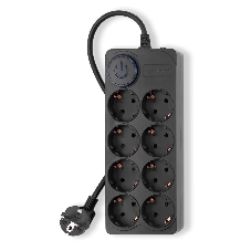 Сетевой фильтр Ippon BK-8-EU-5-10-B 5 м, 8 розеток, черный, коробка