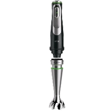 Блендер погружной Braun MQ9135XI черный, 1200 Вт, плавная регулировка, турбо