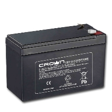 Батарея для ИБП CROWN CBT-12-7.2 (напряжение 12В, емкость 7.2 А/Ч, разм 151х65х100 мм, вес 2,1 кг, тип клеммы - F2, 5 лет)