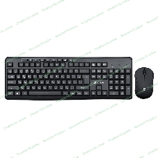 Комплект клавиатура+мышь Oklick 225M беспроводной, USB, 1200 DPI, чёрный
