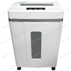 Шредер Office Kit S200TSCD 0,8x2 белый (секр.P-7) фрагменты 6лист. 25лтр. скобы пл.карты CD