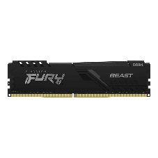 Оперативная память Kingston Fury Beast, DDR4, 16GB (1x16GB), 3600MHz, CL18, DIMM, с радиатором, черный
