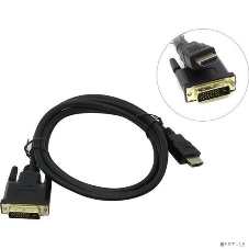 Кабель ExeGate EX284907RUS HDMI-DVI ExeGate EX-CC-HDMIM-DVIM-3.0 (19M/25M, dual link, 3м, 2 фильтра, позолоченные контакты)