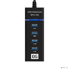 USB-концентратор 4-в-1 ExeGate DUB-331T (кабель-адаптер USB3.0 --> 3xUSB2.0, 1xUSB3.0, Plug&Play, черный)
