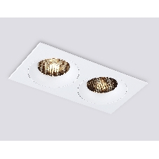 Светильник встраиваемый Ambrella light TN102731/2 WH белый GU5.3 175*92*23
