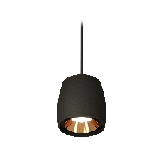 Светильник Ambrella Light XP1142001 SBK/PYG черный песок/золото желтое полированное MR16 GU5.3 (A2311, C1142, N7034)