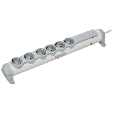 Фильтр сетевой СФ-06К 16А 3м 3х1,5мм2 белый COMFORT
