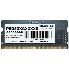 Оперативная память Patriot, DDR5, 8GB (1x8 GB), 4800 MHz, CL40, SO-DIMM