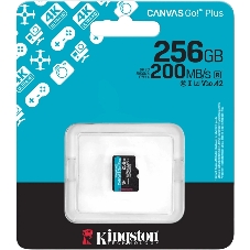 Флеш карта microSDXC 256Gb Kingston SDCG4/256GbSP Canvas Go! Plus V10 A2 w/o adapter