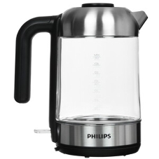 Чайник электрический Philips HD9339/80 1.7 л, 2200 Вт, прозрачный (корпус: стекло)