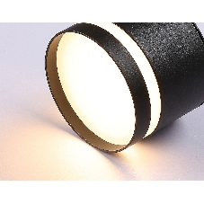 Светильник Ambrella light TN6572 BK черный IP44 GX53 max 15W D82*65