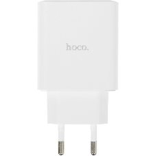Сетевое зар./устр. Hoco C126A Pure power PD40W three-port(2C1A) charger(EU 40W 3A (PD+QC) универсальное белый
