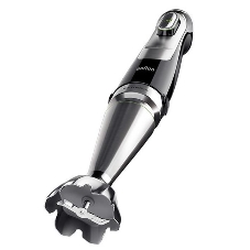 Блендер погружной Braun MQ9135XI черный, 1200 Вт, плавная регулировка, турбо