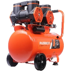 Компрессор поршневой безмасляный Patriot KDS 540 F50 (540 л/мин, 2,8 кВт, 8 бар, 50 л, 2800 об/мин, быстросъем + елочка 1/4)