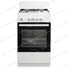 Плита газовая De Luxe 5040.48Г (Щ) белый, конфорок 4 шт, духовка 43 л, 50 см x 85 см x 50 см