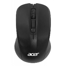Мышь беспроводная Acer OMR010 черный, 1200 dpi, радиоканал, USB, кнопки - 3