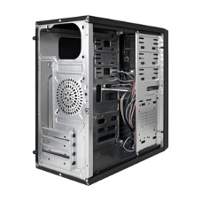 Компьютерный корпус ExeGate EX284029RUS Minitower BA-203U Black, mATX, (AA450, 80мм), 2хUSB+1хUSB 3.0, Audio