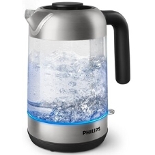 Чайник электрический Philips HD9339/80 1.7 л, 2200 Вт, прозрачный (корпус: стекло)