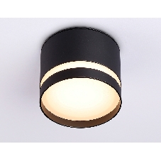 Светильник Ambrella light TN6572 BK черный IP44 GX53 max 15W D82*65