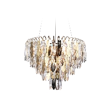 Светильник Ambrella light TR5256/8 SGD/CL золото/прозрачный E27*8 max 40W D500*350