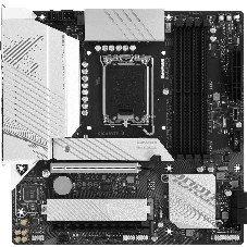 Материнская плата Gigabyte B760M AORUS ELITE WIFI6E GEN5, LGA1700, Intel B760, 4xDDR5, 4xSATA, 2xM.2 PCIe 4.0, 1xPCIe 5.0 x16, 1xPCIe 4.0 x4, 1xHDMI, 1xDisplayPort, 1x 2.5Gb LAN, 1xUSB 3.2 Gen2x2 Type-C, 1xUSB 3.2 Gen2 Type-A, 3xUSB 3.2 Gen1, 4xUSB 2.0, 2x3.5 мм, 7.1, microATX