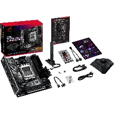 Материнская плата ASUS ROG STRIX X870-I GAMING WIFI, AM5, AMD X870, 2xDDR5, 2xSATA, 2xM.2, 1xPCIe 5.0 x16, HDMI, 1x2.5Gb LAN, USB Type-C, 2x3.5 мм, 7.1, mini-ITX