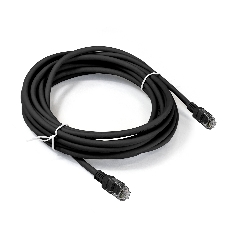 Патч-корд медный ExeGate UTP-RJ45-RJ45-5e-CU-10M-BK, UTP, cat.5e, 10м, черный