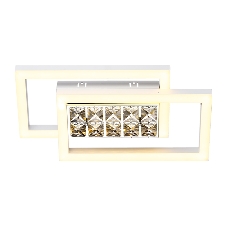 Настенно-потолочный светодиодный светильник Ambrella light FA107 WH белый 15W 3000K 380*200*85 (Без ПДУ)