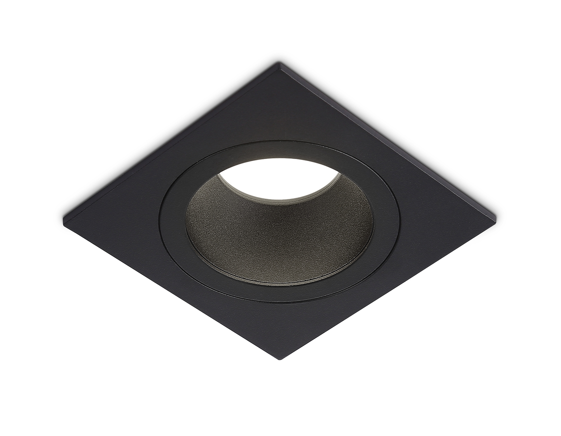 Встраиваемый точечный светильник Ambrella light TN102828 BK/BK черный/черный GU5.3 92*92*50
