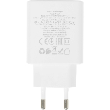 Сетевое зар./устр. Hoco C126A Pure power PD40W three-port(2C1A) charger(EU 40W 3A (PD+QC) универсальное белый