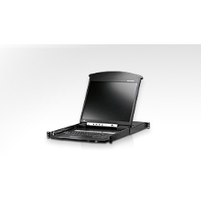 Коммутаторы консоли ATEN 8P CAT5 HIGH DENSITY DUAL RAIL LCD 19INCH OVER IP