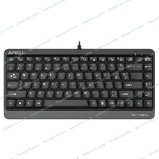 Клавиатура проводная A4Tech Fstyler FKS11, USB, черный/серый