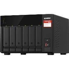 Сетевое хранилище без дисков SMB QNAP TVS-675-8G NAS, 6-tray w/o HDD, 2xM.2 SSD Slot, 1xHDMI-port. CPU 8-сore 64-bit x86 KX-U6580 2.5 GHz, 8GB DDR4 (1 x 8GB) up to 64GB (2 x 32GB), 2x 2.5 Gigabit LAN