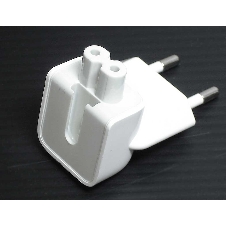 Адаптер-переходник Europlug (Евровилка) для блоков питания Apple