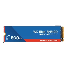 Накопитель SSD 500GB WD Blue SN5100, NVMe, M.2 2280, PCI-E 4x4 R/W - 5600/6600 Mb/s