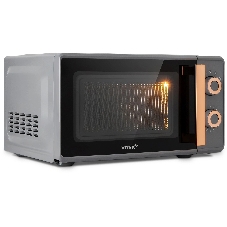 Микроволновая печь Vitek VT-MW1920 серый/золотистый, 20 л, 700 Вт, переключатели — поворотный механизм