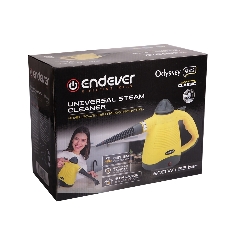 Пароочиститель Endever Odyssey Q-442 черный/желтый, ручной, 900 Вт, 35 г/мин, 450 мл