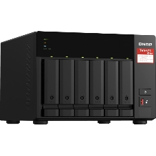 Сетевое хранилище без дисков SMB QNAP TVS-675-8G NAS, 6-tray w/o HDD, 2xM.2 SSD Slot, 1xHDMI-port. CPU 8-сore 64-bit x86 KX-U6580 2.5 GHz, 8GB DDR4 (1 x 8GB) up to 64GB (2 x 32GB), 2x 2.5 Gigabit LAN