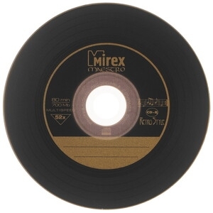 Диск CD-R Mirex 700 Mb, 52х, Maximum, Бум. конверт (1), (1/600)