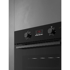 Духовой шкаф Kuppersberg HM 628 Black 11, High-Tech, 70 л, комбинированное управление, дисплей, таймер, 11 режимов, макс. температура 250 градусов, гриль, телескопические направляющие (на 1 уровень), энергоэффективность А, цвет черный, цвет фурнитуры черный