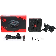 Блок питания Bloody BD-PS500W, 500Вт, 80 PLUS белый, 120мм,черный