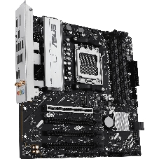 Материнская плата ASUS B850M MAX GAMING WIFI, AM5, AMD B850, 4xDDR5, 4xSATA, 3xM.2, 1xPCIe 5.0 x16, 1xPCIe 4.0 x4, 1xPCIe 3.0 x1, 1xDP, 1xHDMI, 1x1Gb LAN, Wi-Fi 6, Bluetooth 5.4, 1xUSB-C 10Gbps, 2xUSB-A 10Gbps, 2xUSB-A 5Gbps, 5xUSB-A 2.0, 3x3.5 мм, 7.1, mATX